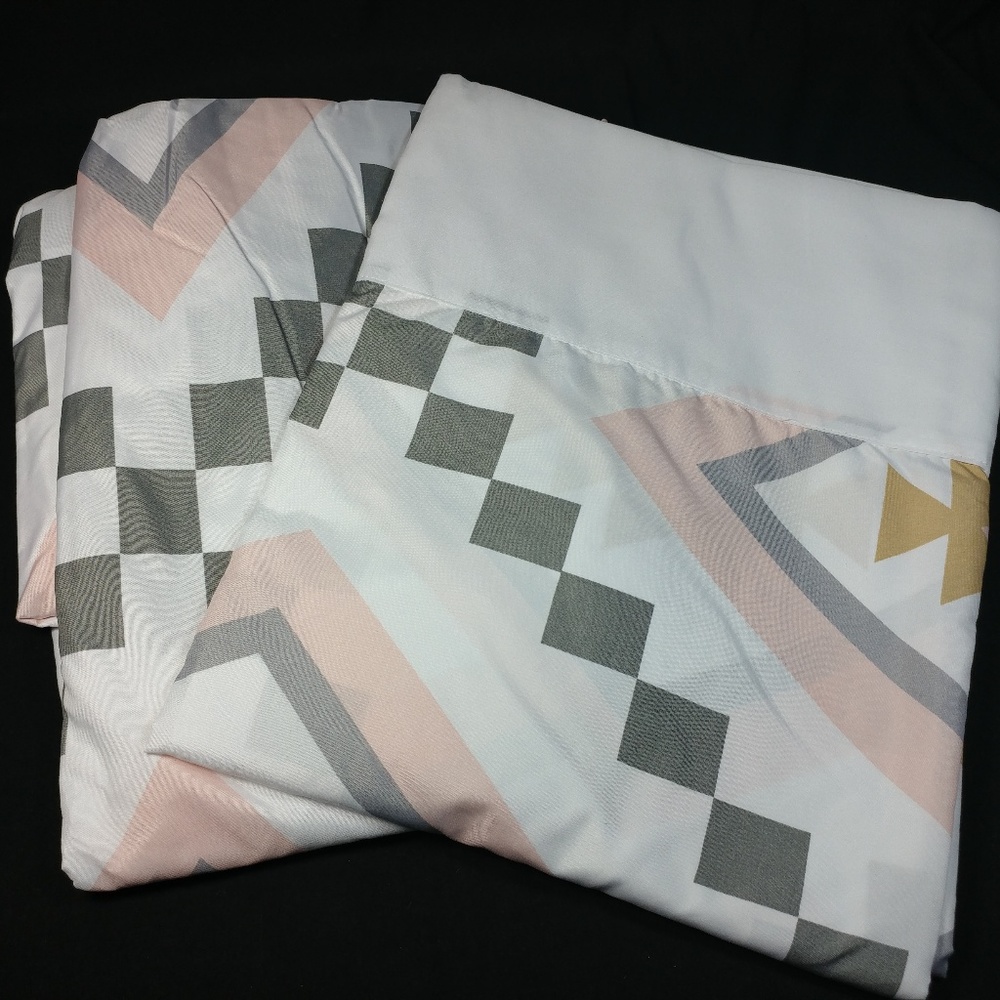 Sweet Jojo Designs Twin Bed Sheet Set For Pink Gre